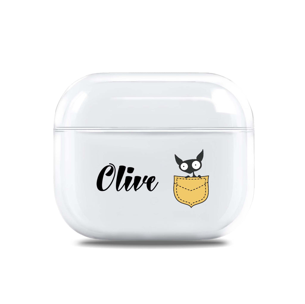 Pocket Cat AirPods 透明保護殻