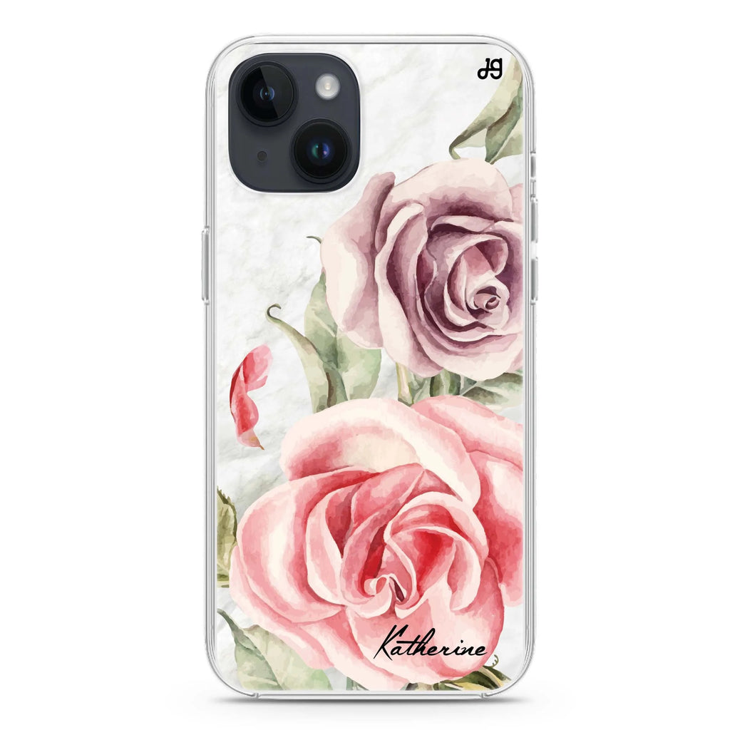 Marble & Rose iPhone 14 水晶透明保護殼