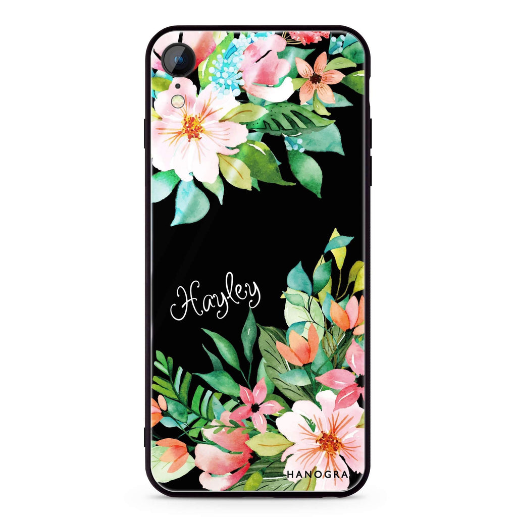 Flower Inspiration iPhone XR 超薄強化玻璃殻