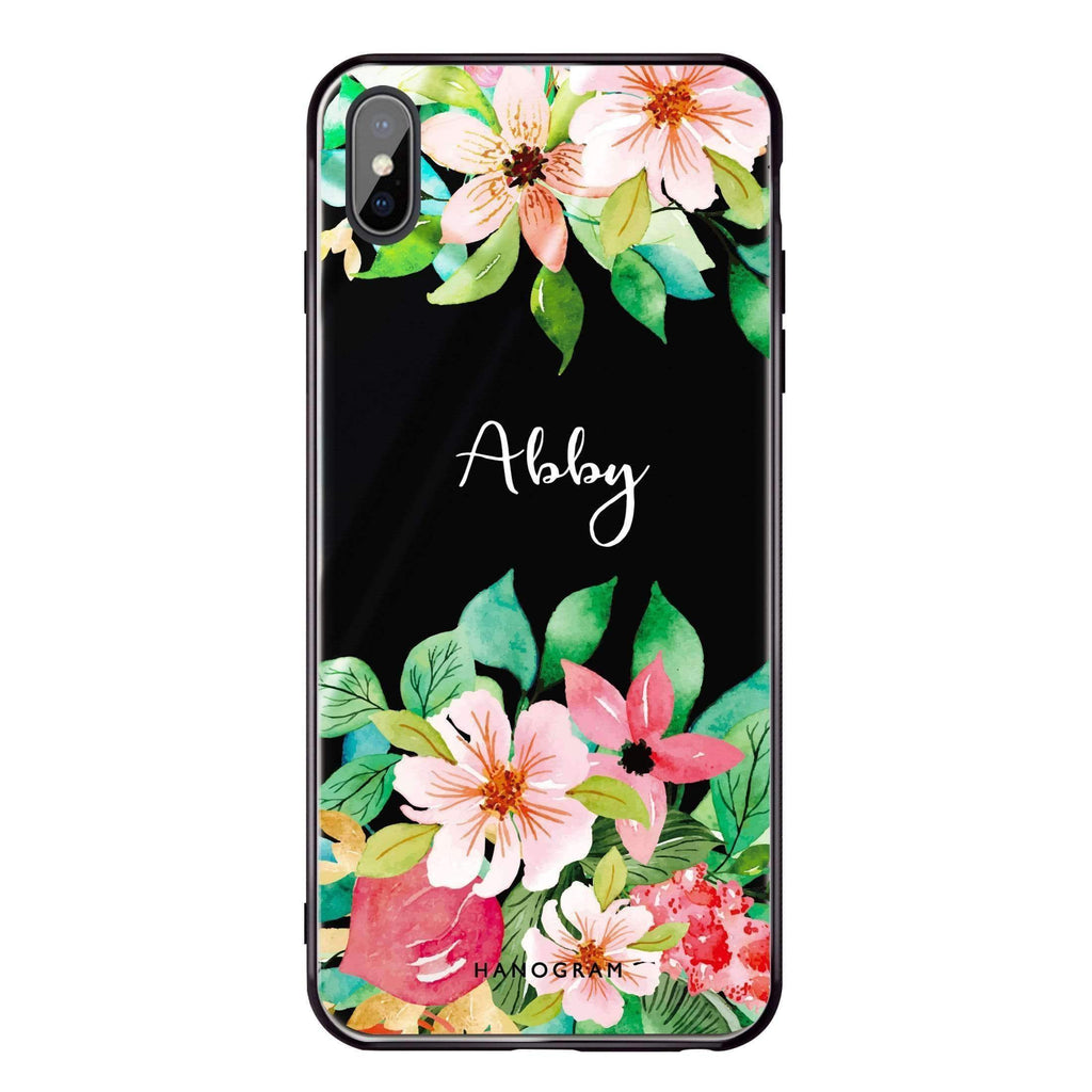 Floral Life iPhone X 超薄強化玻璃殻