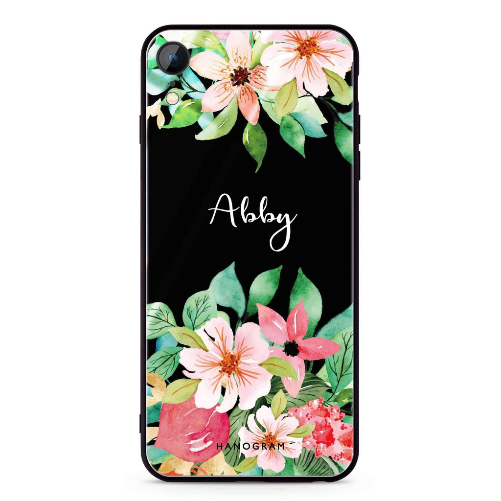 Floral Life iPhone XR 超薄強化玻璃殻