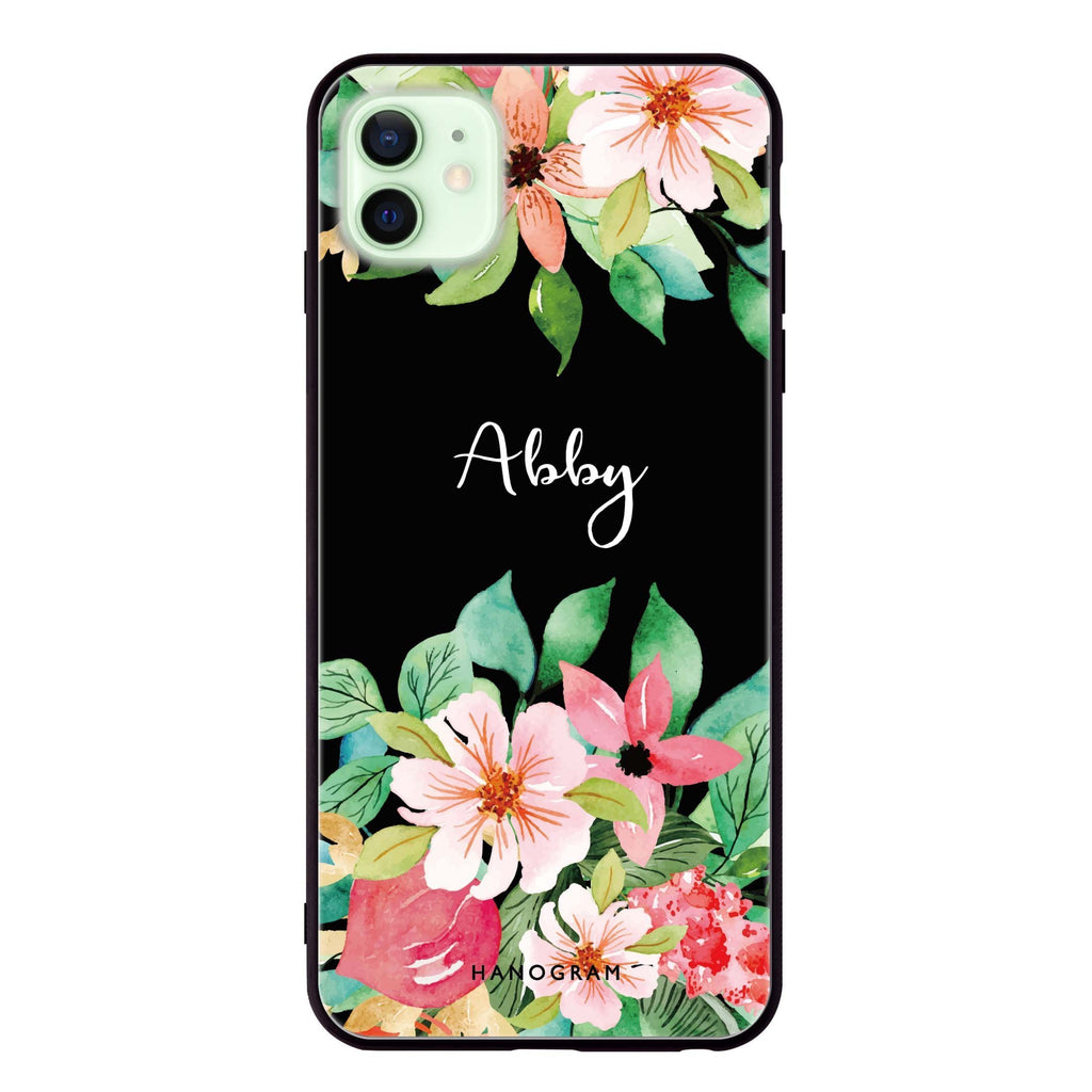 Floral Life iPhone 12 mini 超薄強化玻璃殻