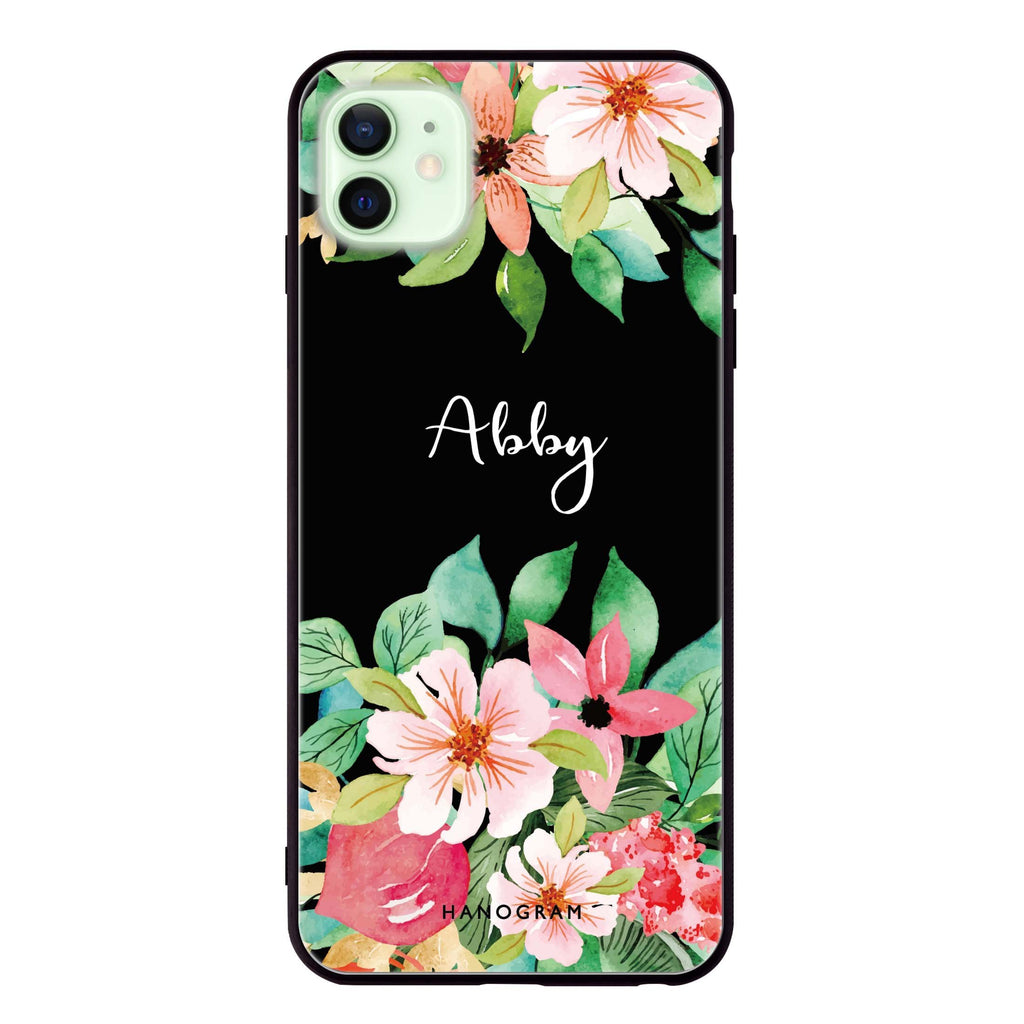 Floral Life iPhone 12 超薄強化玻璃殻
