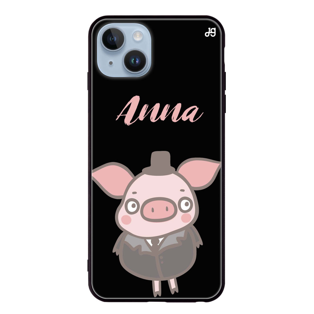 Funny Piggy iPhone 14 超薄強化玻璃殻