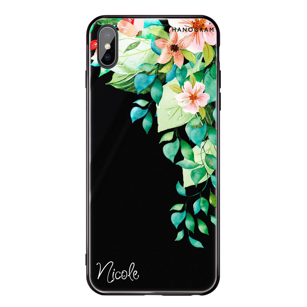 Secret Flower iPhone XS 超薄強化玻璃殻