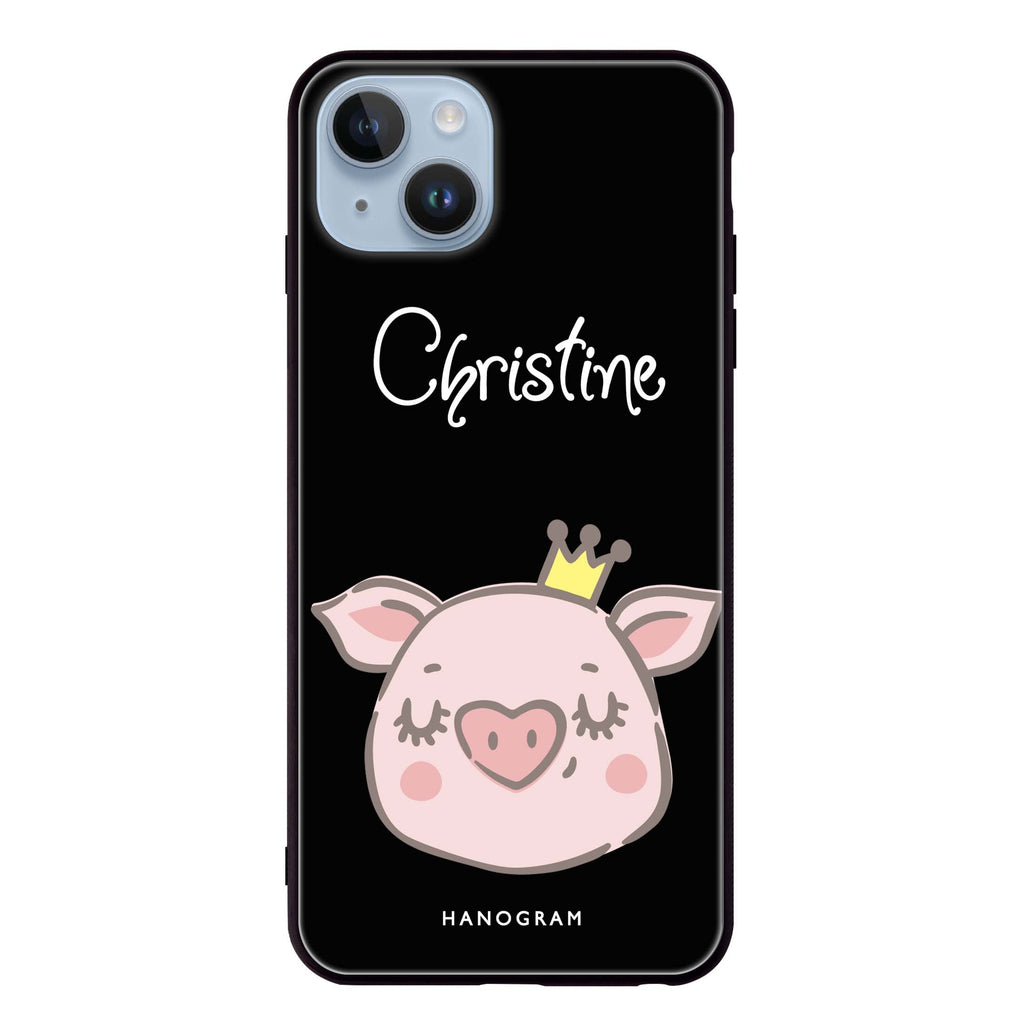 Piggy Queen iPhone 13 超薄強化玻璃殻