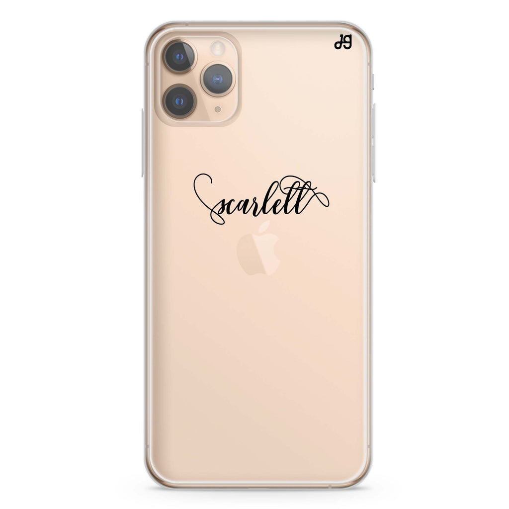 Abstract script writing iPhone 11 Pro 水晶透明保護殼
