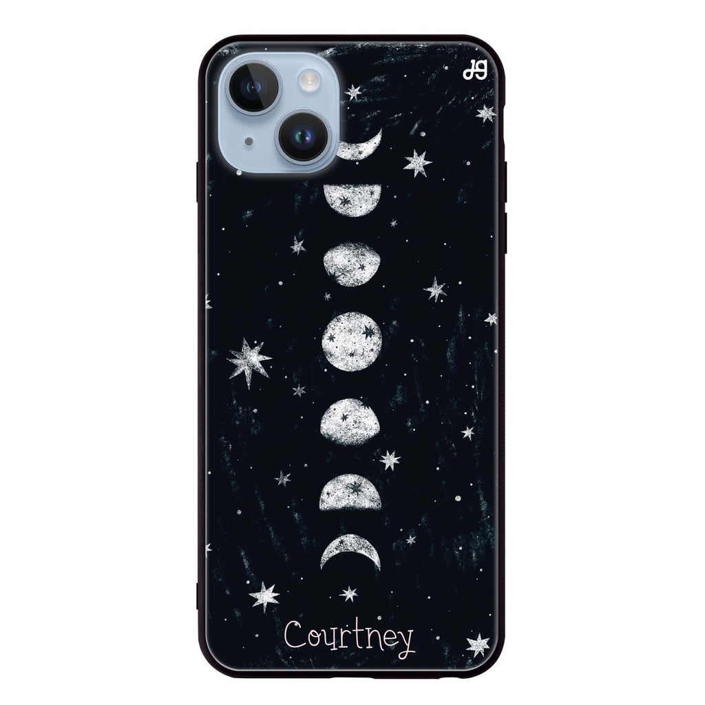Phases of the moon iPhone 13 超薄強化玻璃殻