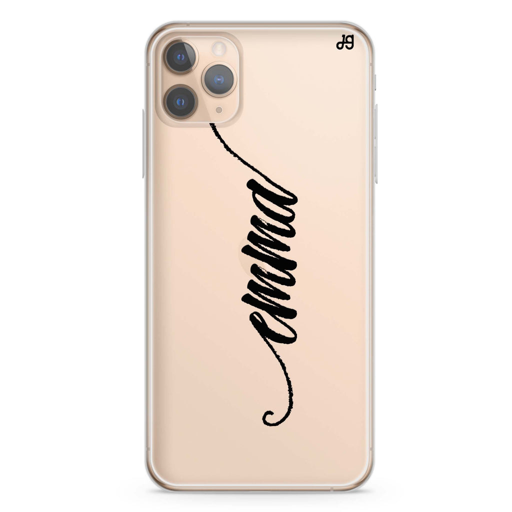 Vintage Writing iPhone 11 Pro 水晶透明保護殼