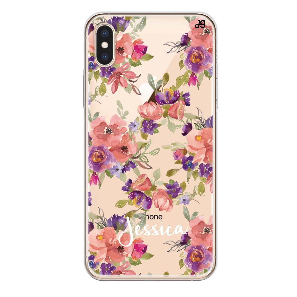 Floral Impression iPhone XS 水晶透明保護殼