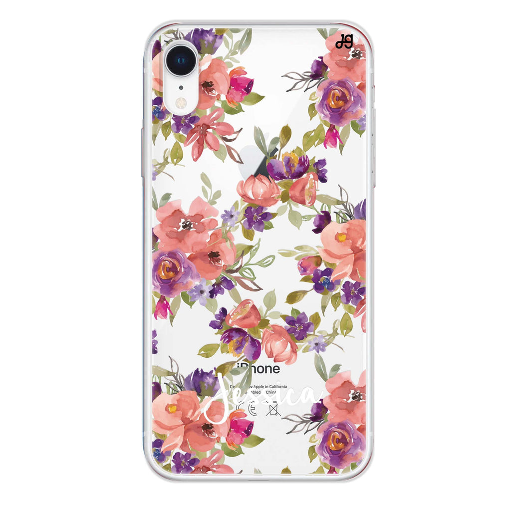 Floral Impression iPhone XR 水晶透明保護殼