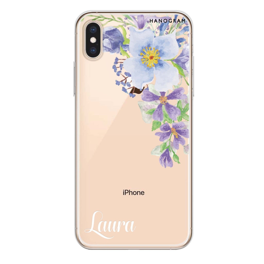Fragrance of Flower iPhone XS 水晶透明保護殼