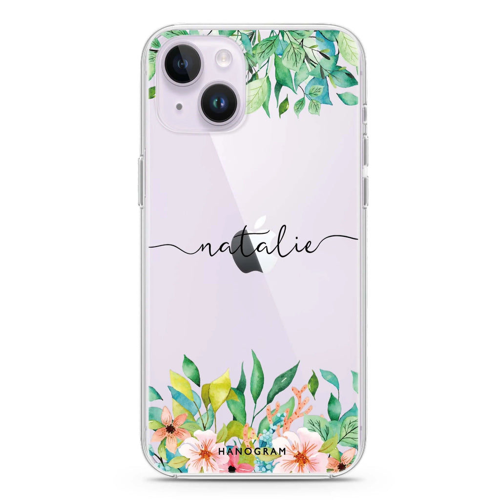 Floral Imagination iPhone 14 plus 水晶透明保護殼