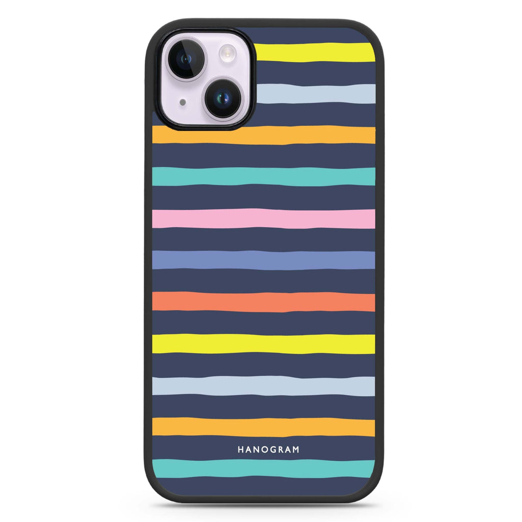 Rainbow Line iPhone 14 Plus Magsafe 兼容防衝擊保護殼