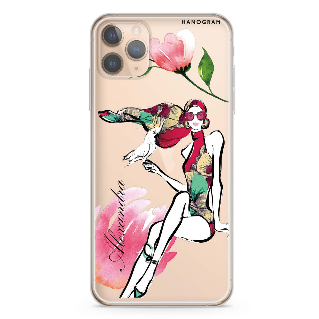 Flower Fashion VI iPhone 11 Pro 水晶透明保護殼