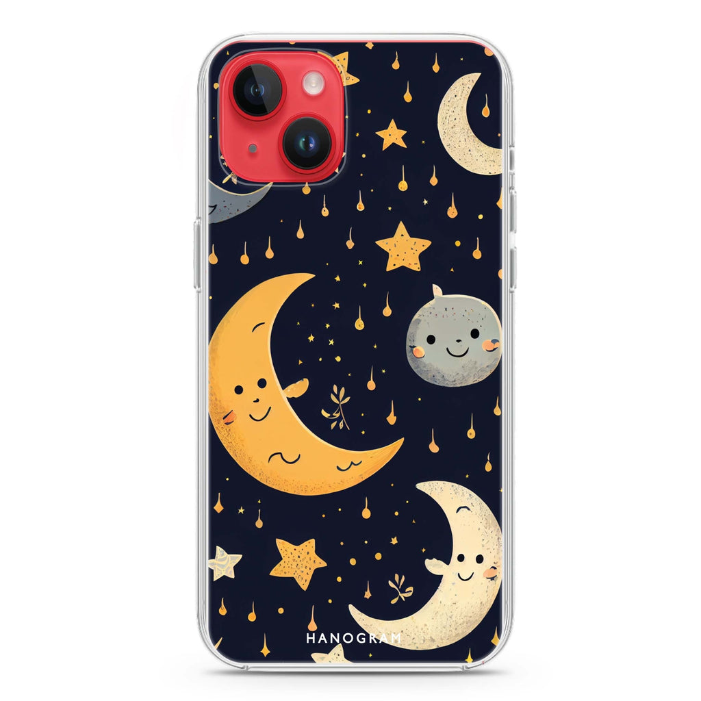 In the Night iPhone 14 Plus Magsafe 兼容水晶透明保護殼