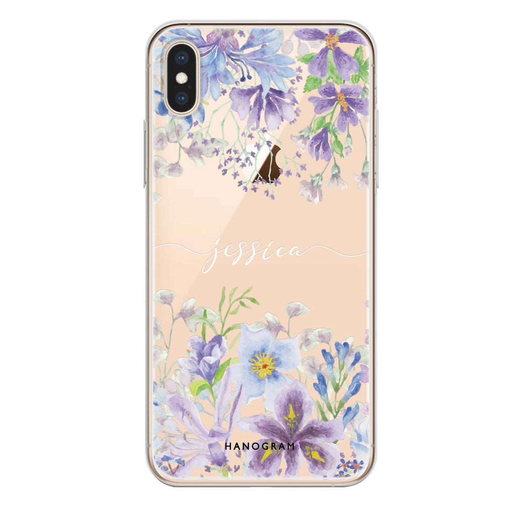 Flowers Bloom iPhone XS Max 水晶透明保護殼