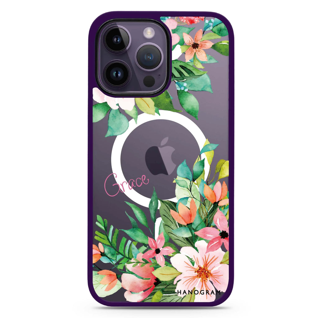 Flower Inspiration Magsafe 兼容防衝擊保護殼