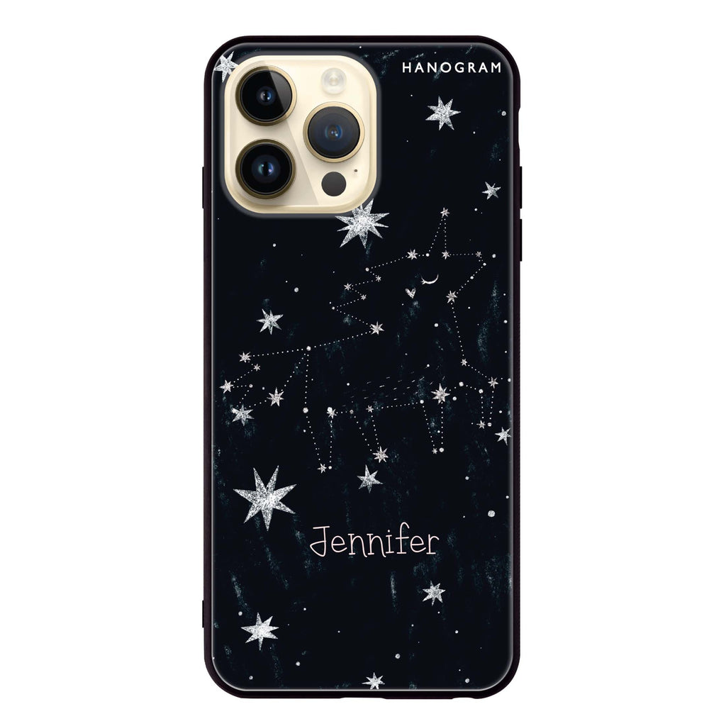Unicorn Night iPhone 超薄強化玻璃殻