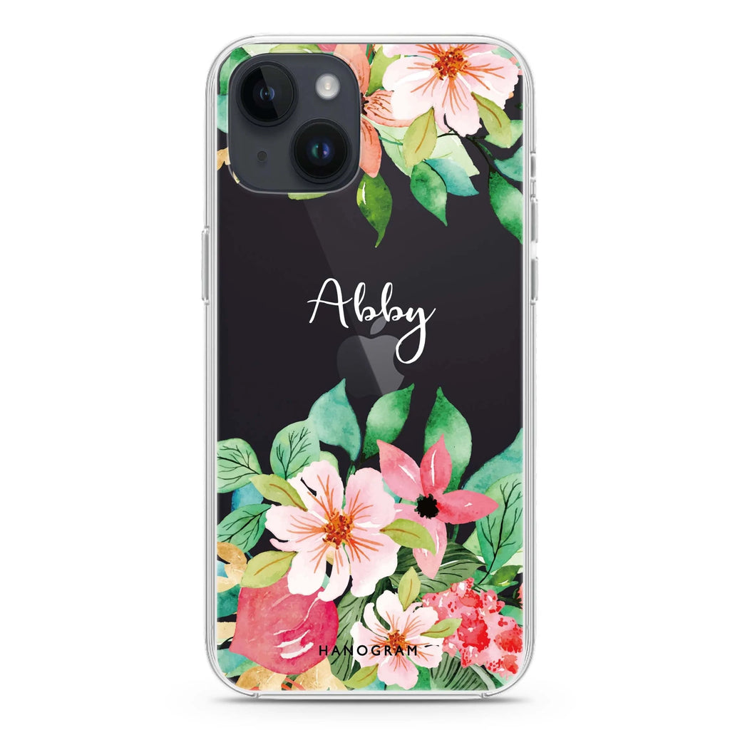 Floral Life iPhone 14 水晶透明保護殼