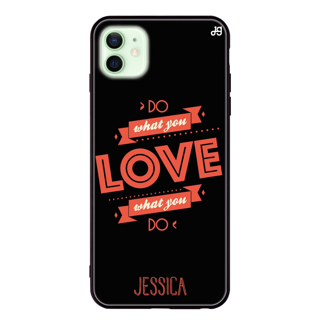 Do what you love iPhone 12 mini 超薄強化玻璃殻