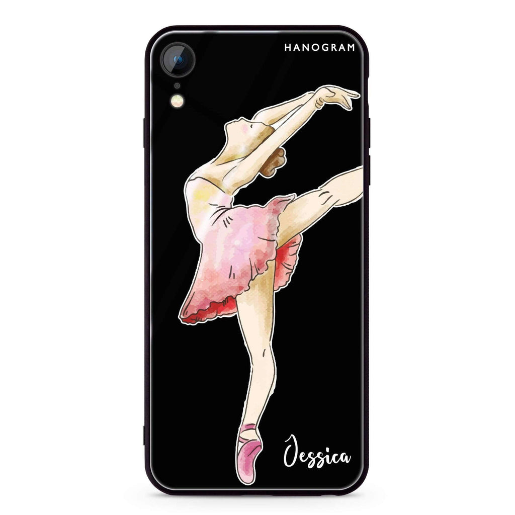 Ballet Girl iPhone XR 超薄強化玻璃殻