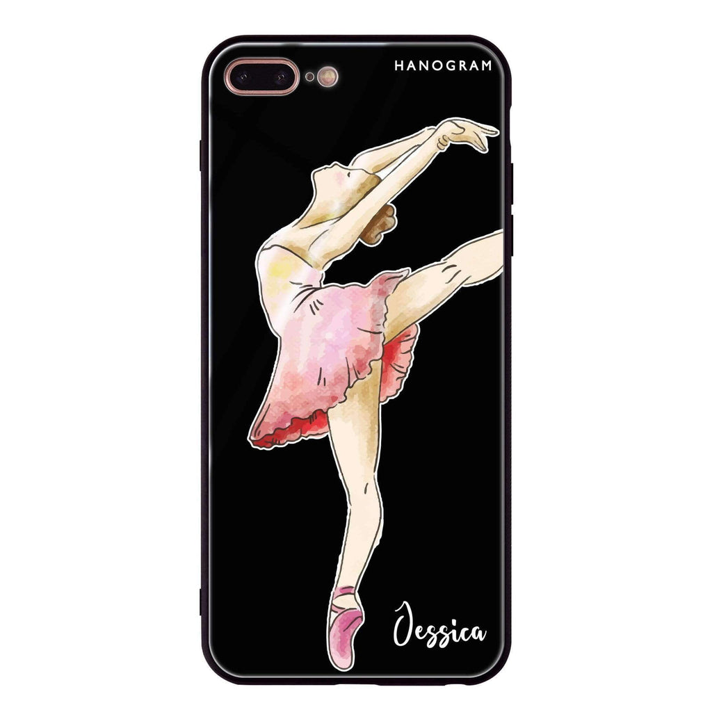 Ballet Girl iPhone 8 Plus 超薄強化玻璃殻