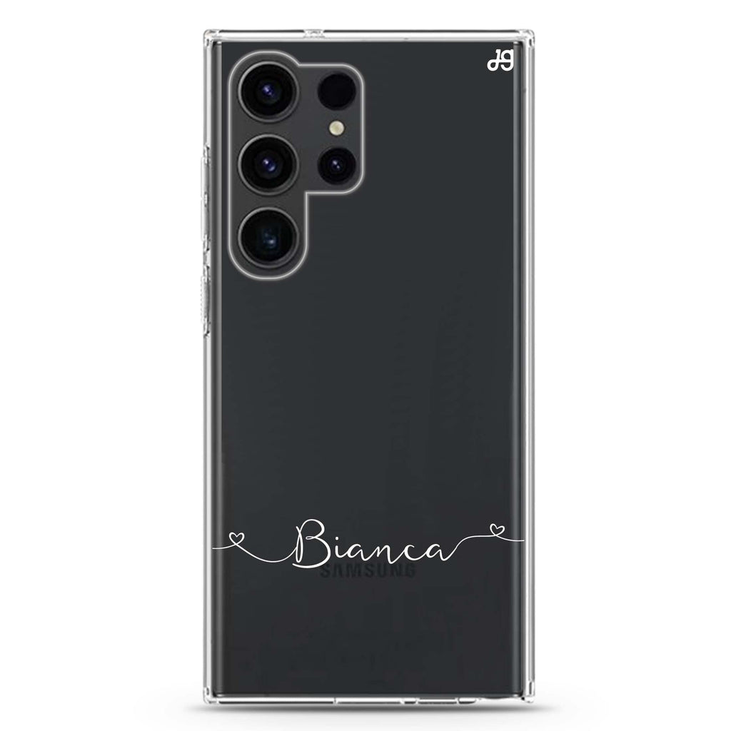 Loving Heart II Samsung Galaxy Ultra 可加名字透明保護殼，適用 S26/S25/S24/S23 Ultra，圖1