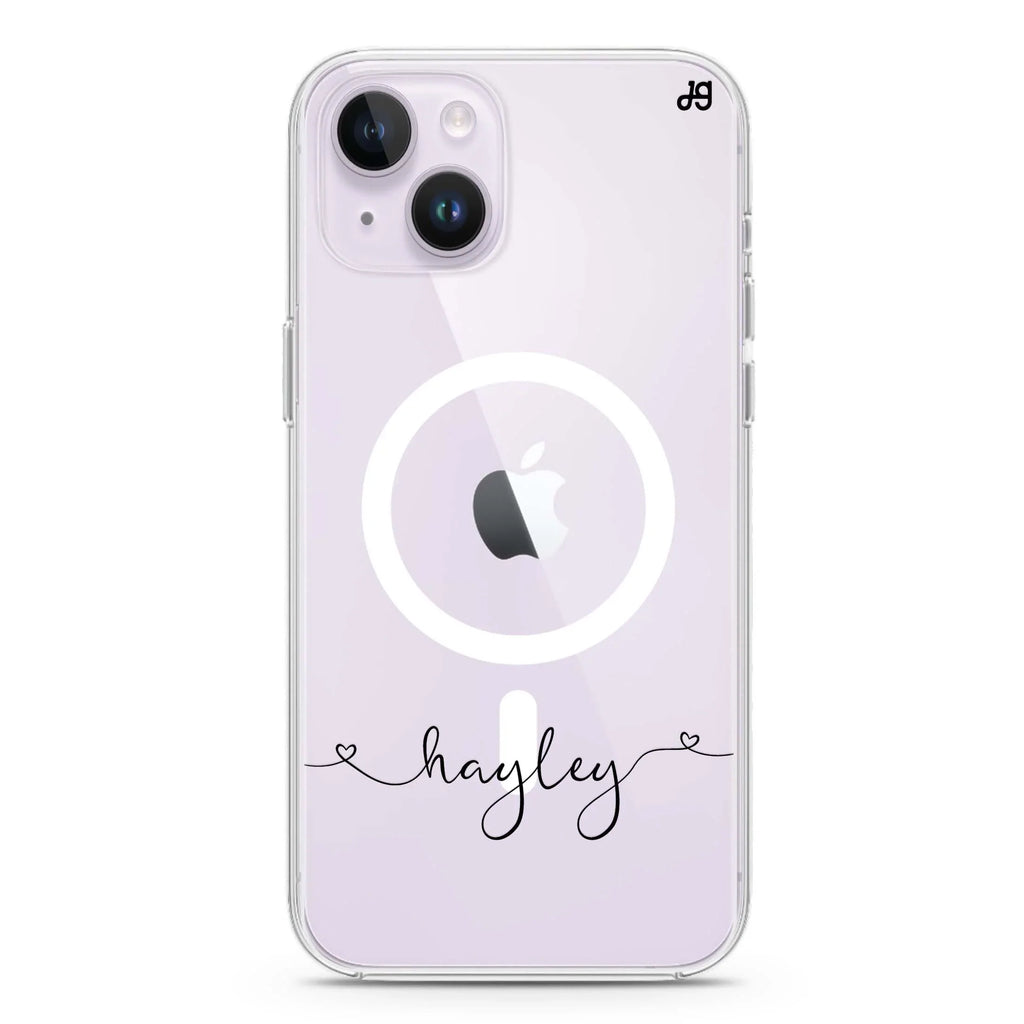 Loving Heart II iPhone 14 Magsafe 兼容水晶透明保護殼