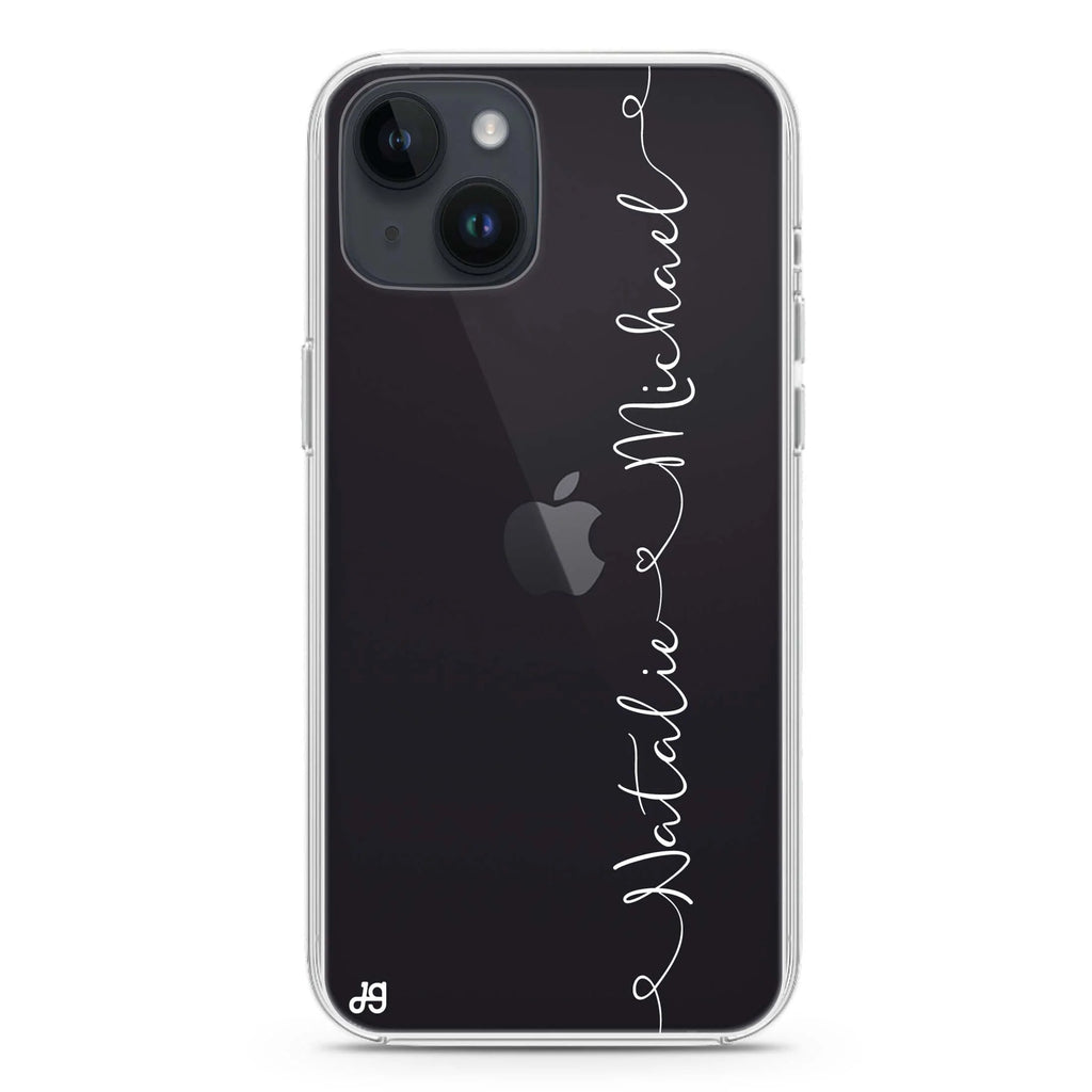 Love with Heart iPhone 14 水晶透明保護殼