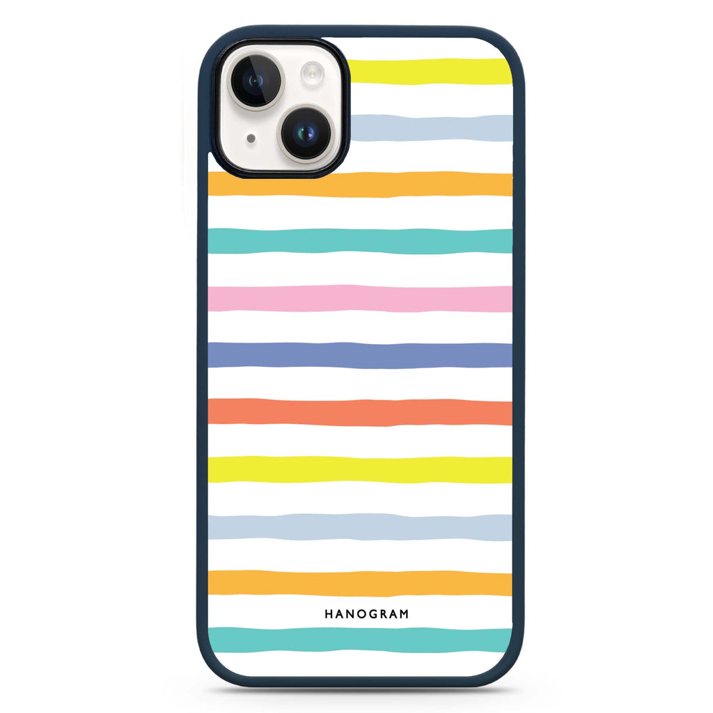 Colourful Line iPhone 14 Plus Magsafe 兼容防衝擊保護殼