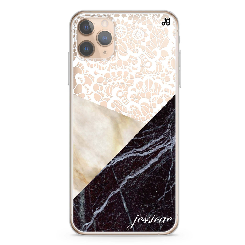 Marble Lace iPhone 11 Pro Max 水晶透明保護殼