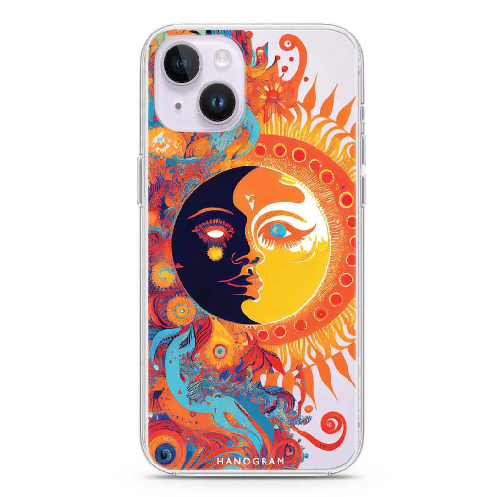 Moon & Sun iPhone 14 Plus Magsafe 兼容水晶透明保護殼