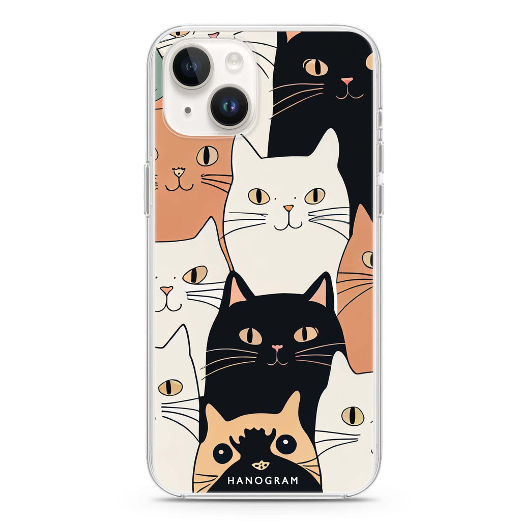 Look Cats iPhone 14 Plus 水晶透明保護殼