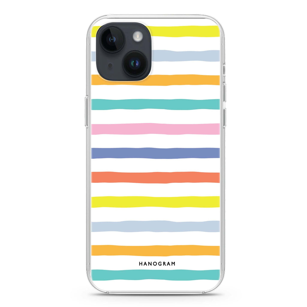 Colourful Line iPhone 14 水晶透明保護殼