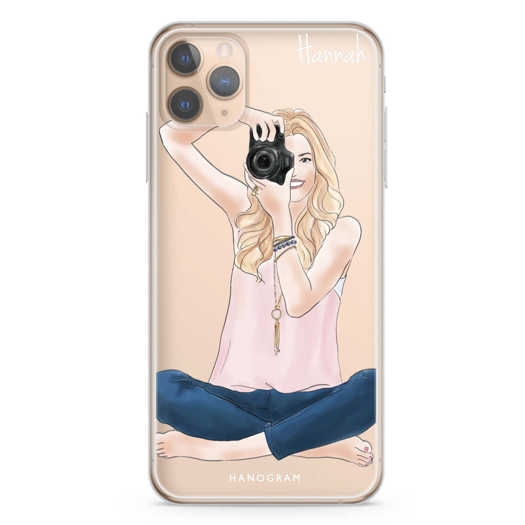 Camera girl I iPhone 11 Pro Max 水晶透明保護殼