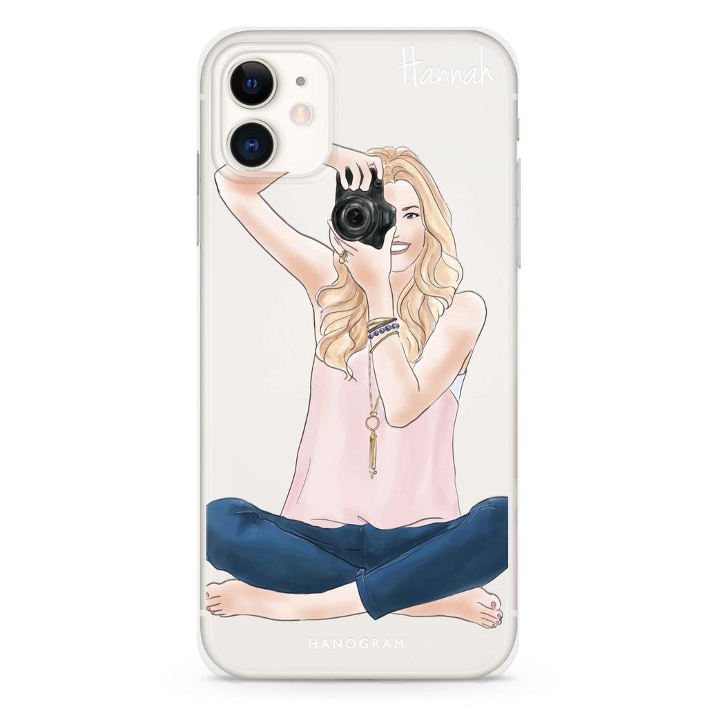 Camera girl I iPhone 11 水晶透明保護殼