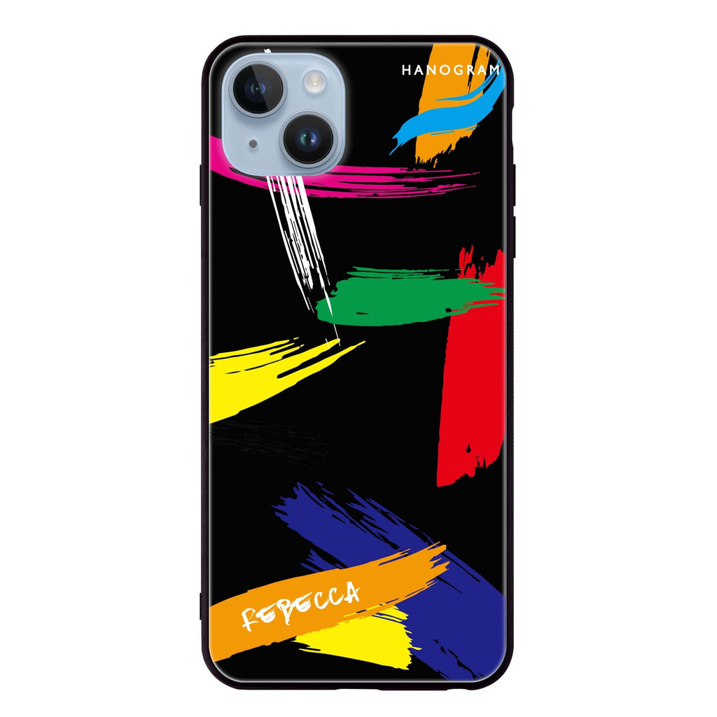 Brush Paint iPhone 14 超薄強化玻璃殻