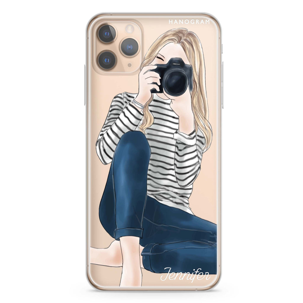 Camera girl II iPhone 11 Pro Max 水晶透明保護殼