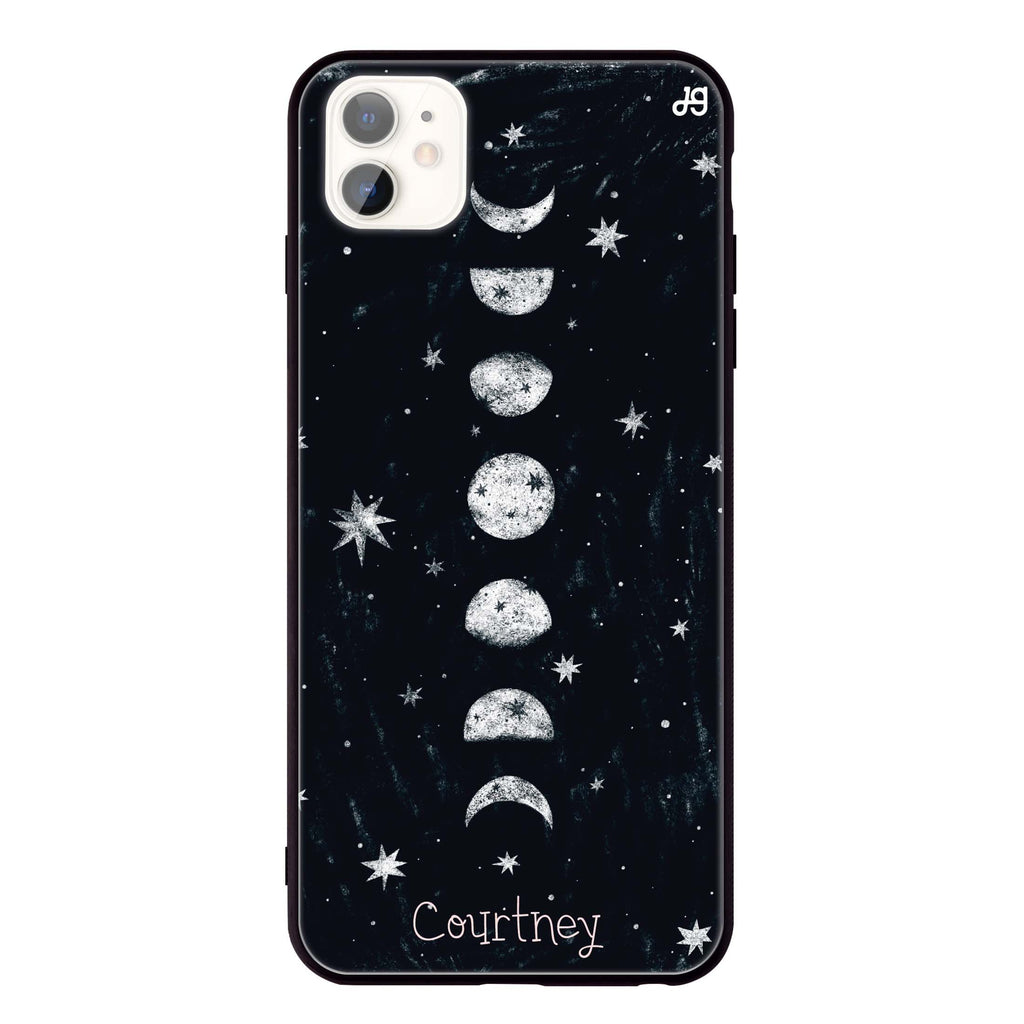 Phases of the moon iPhone 11 超薄強化玻璃殻