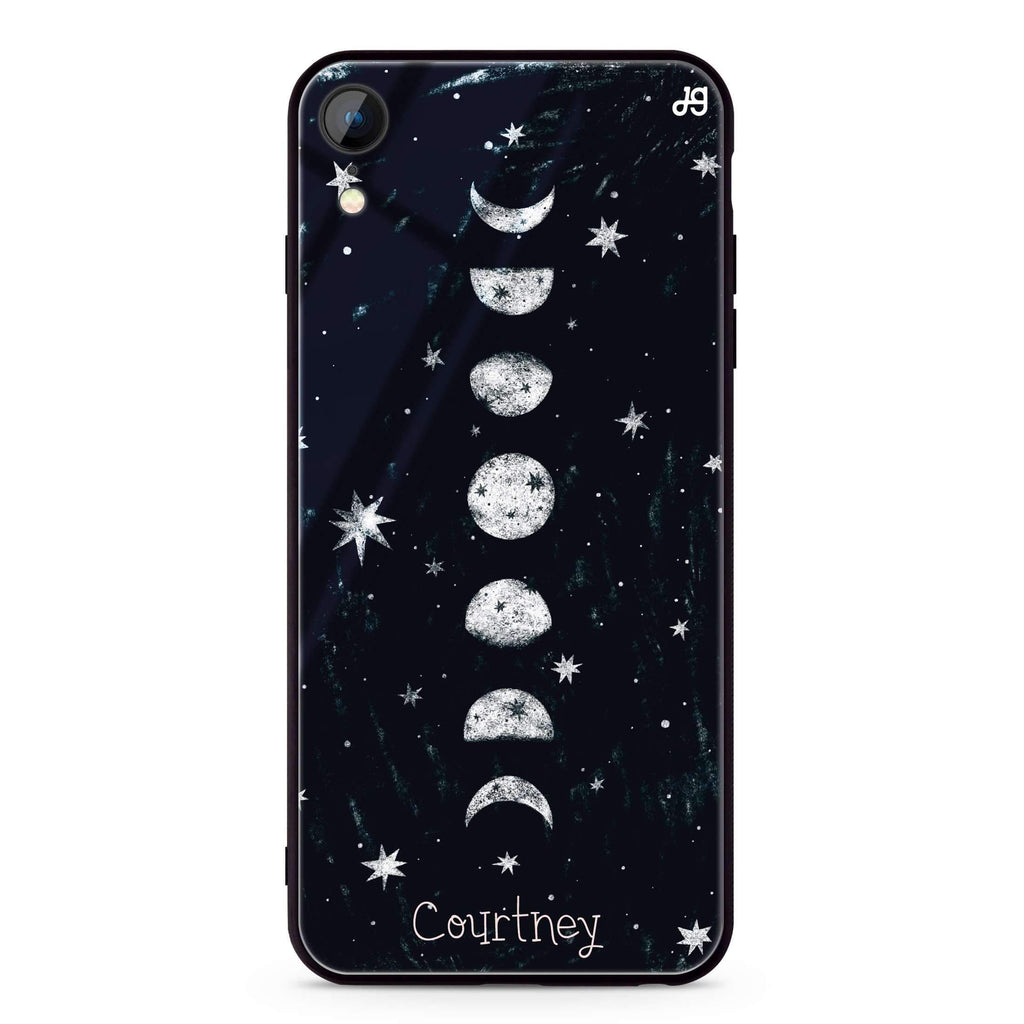 Phases of the moon iPhone XR 超薄強化玻璃殻