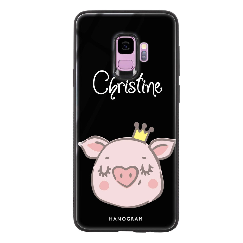 Piggy Queen Samsung S9 超薄強化玻璃殻