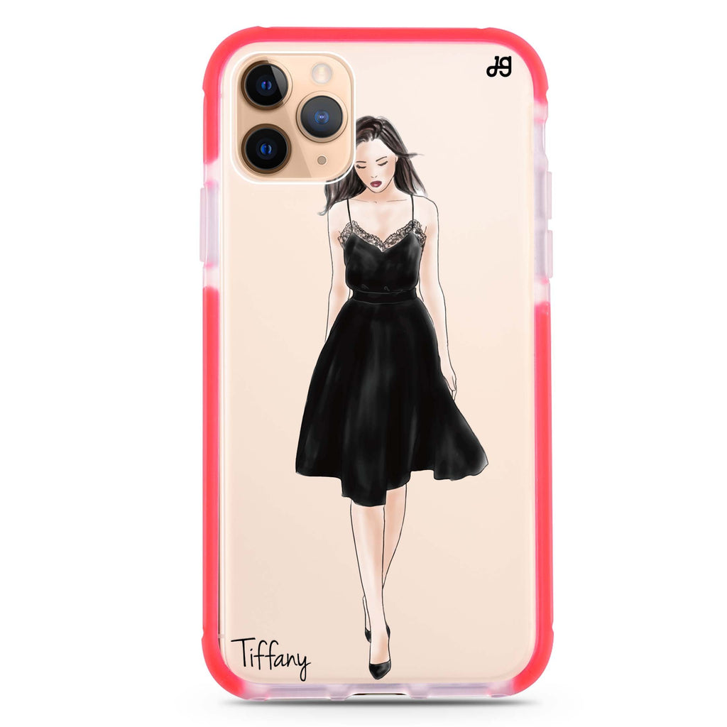 Black lace girl II iPhone 11 Pro 吸震防摔保護殼