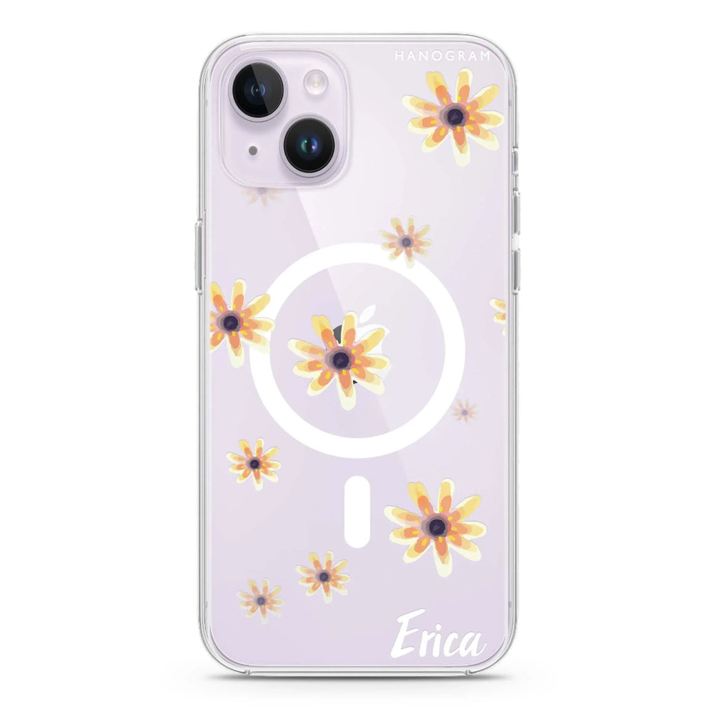 Faceflower iPhone 14 Magsafe 兼容水晶透明保護殼