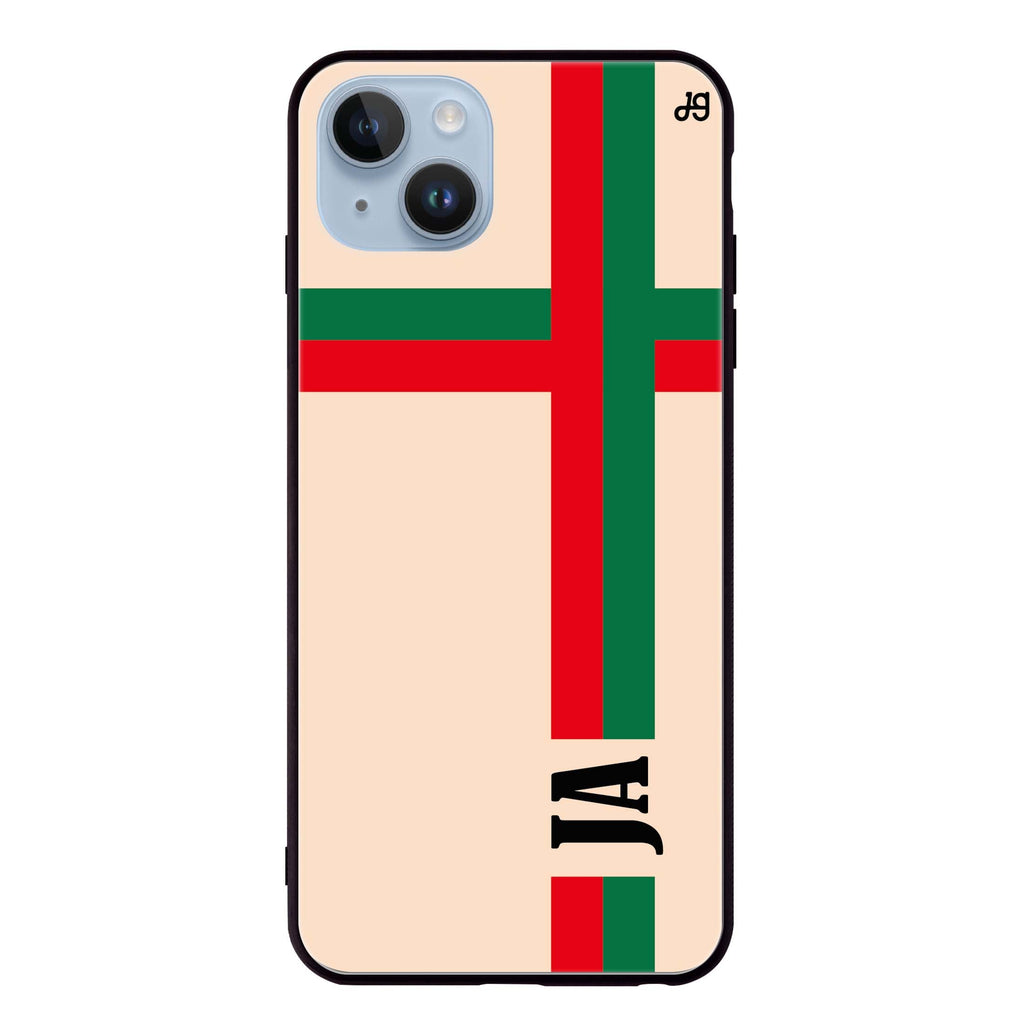 Matching Stripes iPhone 13 Mini 超薄強化玻璃殻