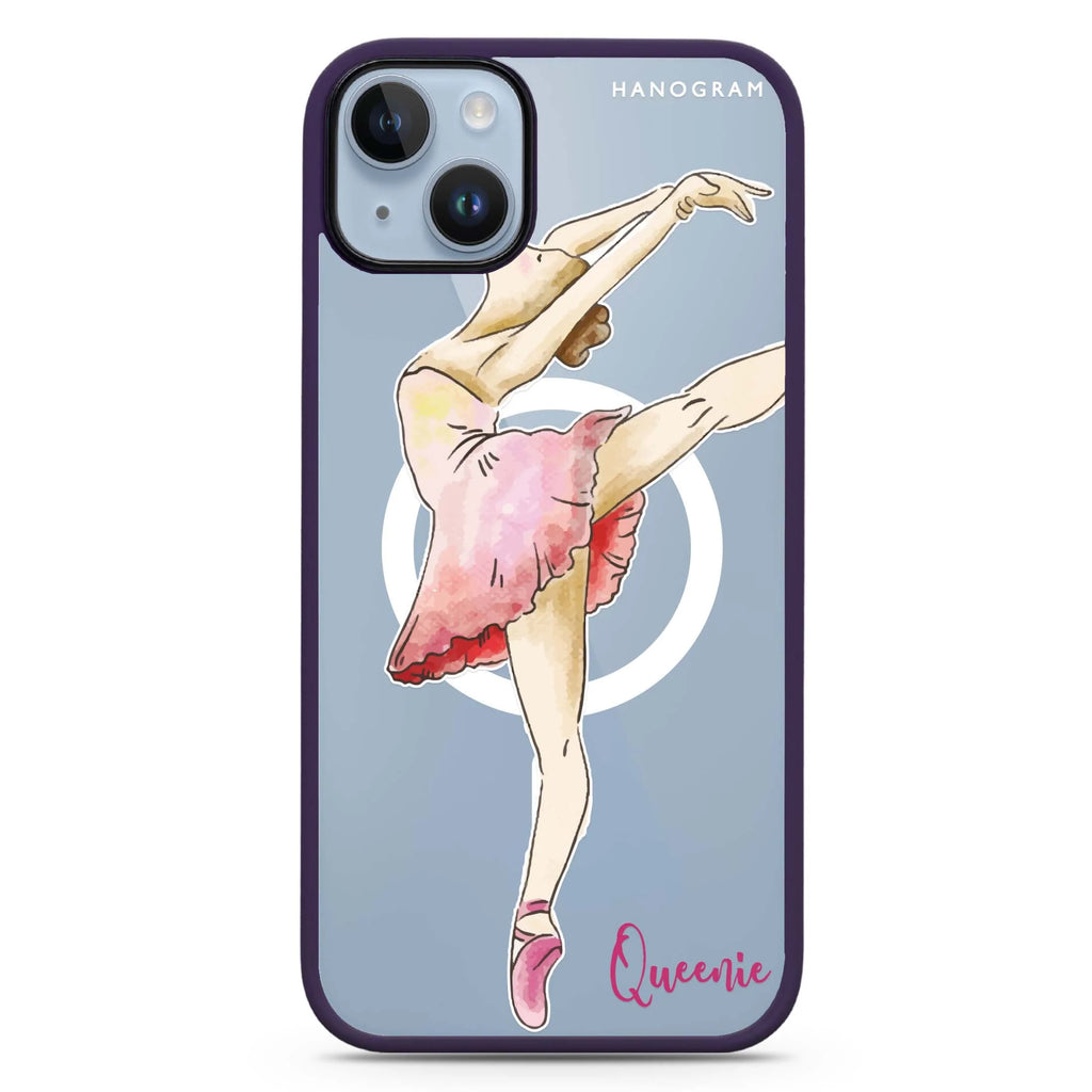 Ballet Girl iPhone 14 Plus Magsafe 兼容防衝擊保護殼