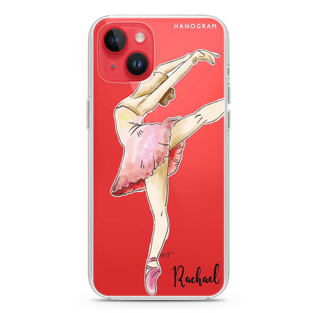 Ballet Girl iPhone 14 plus 水晶透明保護殼