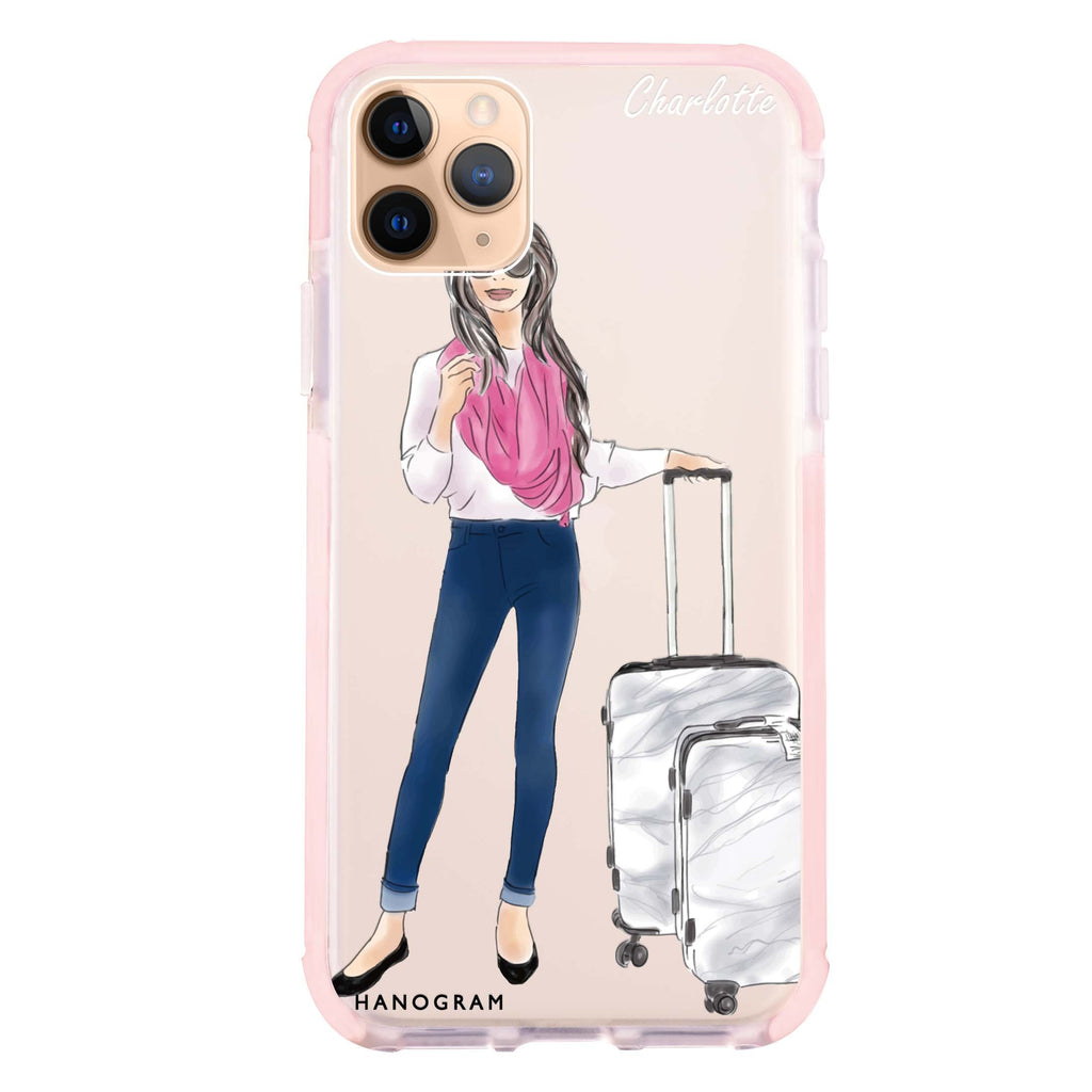 Travel girl II iPhone 11 Pro Max 吸震防摔保護殼