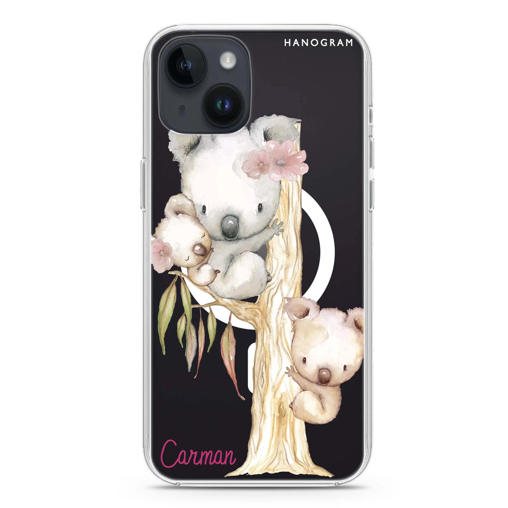Koala iPhone 14 Magsafe 兼容水晶透明保護殼