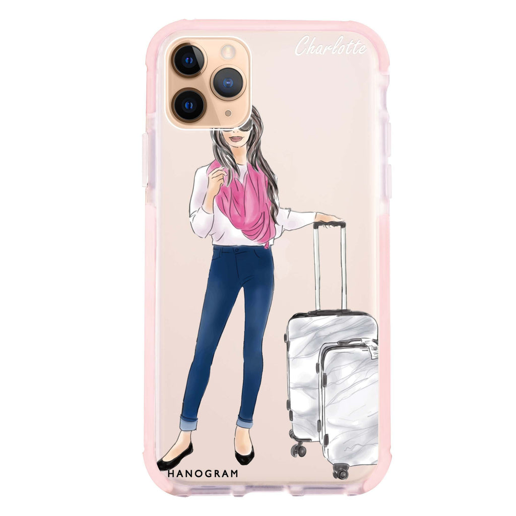Travel girl II iPhone 11 Pro 吸震防摔保護殼